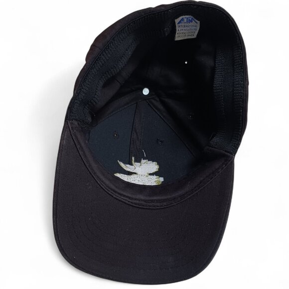 Vintage Moosehead Breweries Baseball Cap AJM International Brown Elastic L-XL - Picture 7 of 10